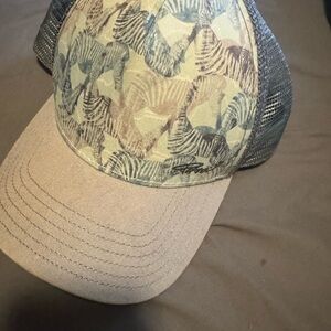 Prana Brand Zebra Print Mesh Trucker Hat